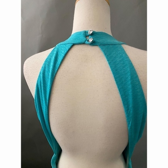 HALTER Aqua Dress - Picture 4 of 6